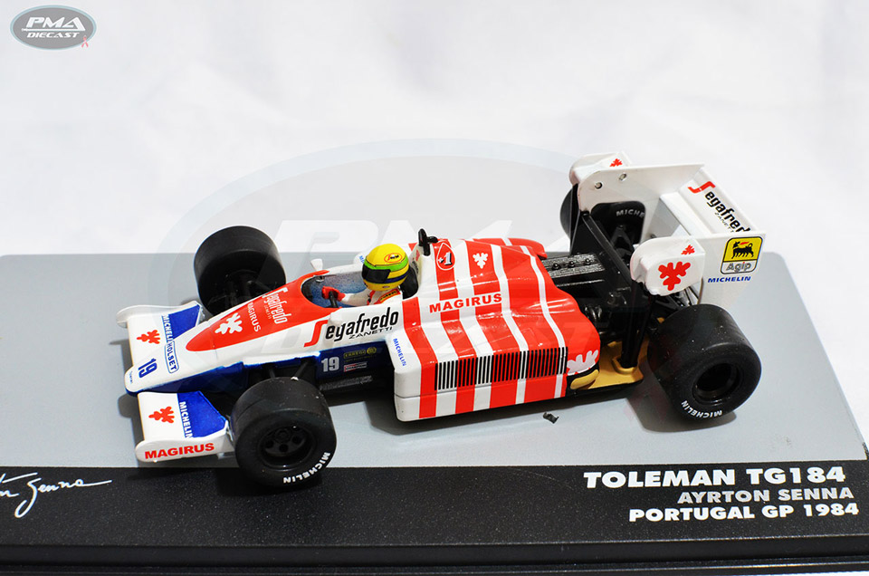 AYRTON SENNA 1984 TOLEMAN TG184 1:43